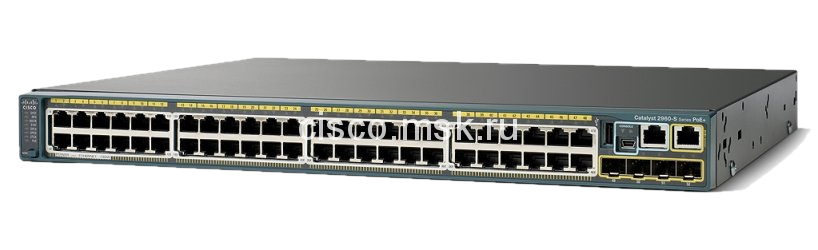 Коммутатор Cisco Catalyst WS-C2960RX-48TS-L - 48xGE+4xG SFP, LAN Base