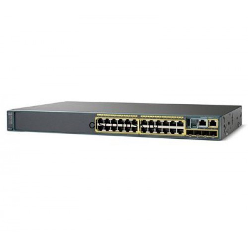 Коммутатор Cisco Catalyst WS-C2960RX-24PS-L - 24xGE(PoE+) + 4xG SFP, LAN Base