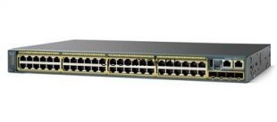 Коммутатор Cisco Catalyst WS-C2960RX-48LPS-L - 48xGE(PoE+)+4xG SFP, LAN Base