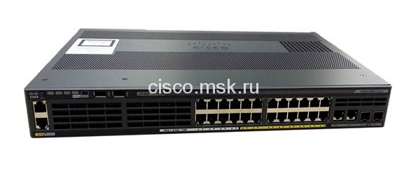 Коммутатор Cisco Catalyst WS-C2960X-24TS-LL - 24xGE + 2xGE (SFP), LAN Lite