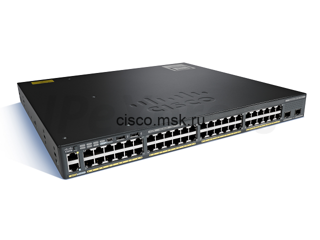 Коммутатор Cisco Catalyst WS-C2960X-48TS-LL - 48xGE + 2xGE (SFP), LAN Lite