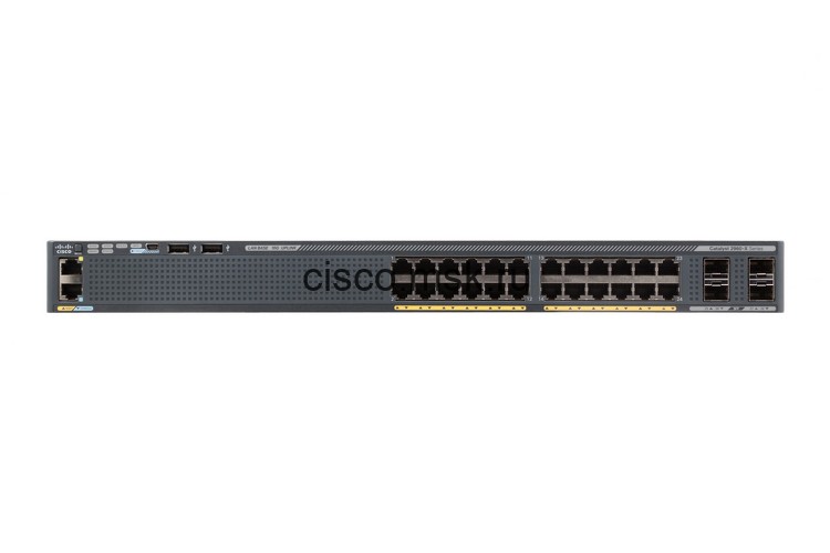 Коммутатор Cisco Catalyst WS-C2960X-24PD-L - 24xGE (PoE+) + 2x10GE (SFP+), LAN Base