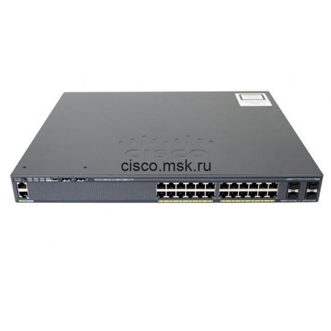 Коммутатор Cisco Catalyst WS-C2960XR-24TS-I - 24xGE+4xSFP, IP Lite