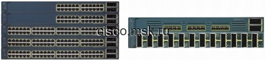 Коммутатор Cisco Catalyst WS-C3560E-24TD-SD - 24xGE + 2x10GE (X2)