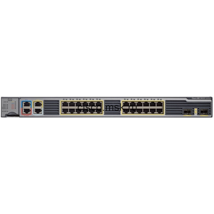 Коммутатор ME-3600X-24TS-M - Cisco ME3600X Ethernet Access Switch 24 10/100/1000 + 2 10GE SFP+