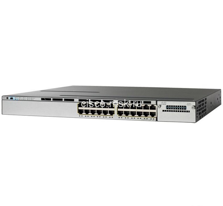 Коммутатор Cisco Catalyst WS-C3750X-24P-E - 24xGE (POE), IP Services