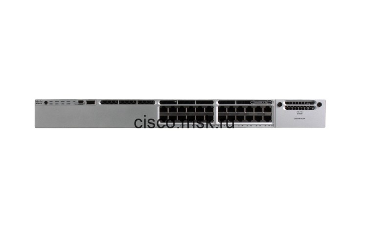 Коммутатор Cisco Catalyst WS-C3850-24P-S - 24xGE (PoE), IP Base