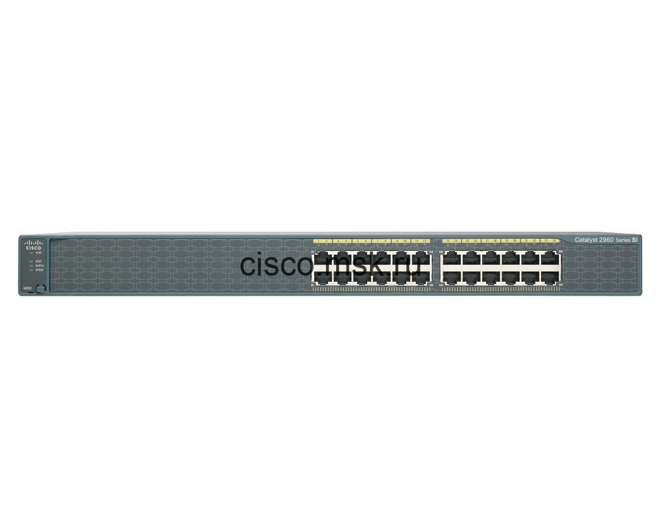 Коммутатор WS-C2960-24-S - Cisco Catalyst 2960 24 10/100 LAN Lite Image