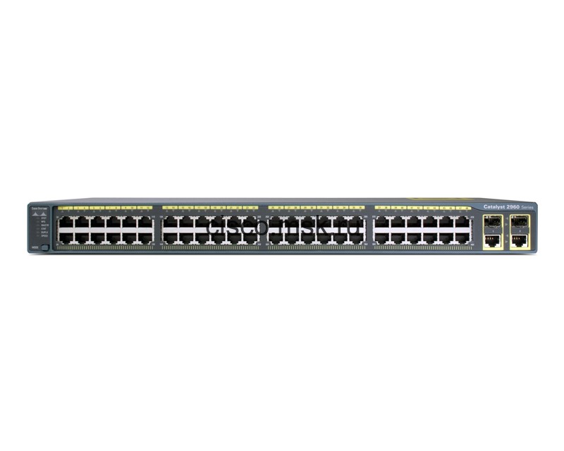 Коммутатор WS-C2960-48TC-S - Cisco Catalyst 2960 48 10/100 + 2 T/SFP LAN Lite Image
