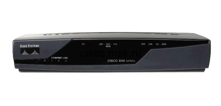 Маршрутизатор Cisco серии 800 CISCO876-SEC-I-K9