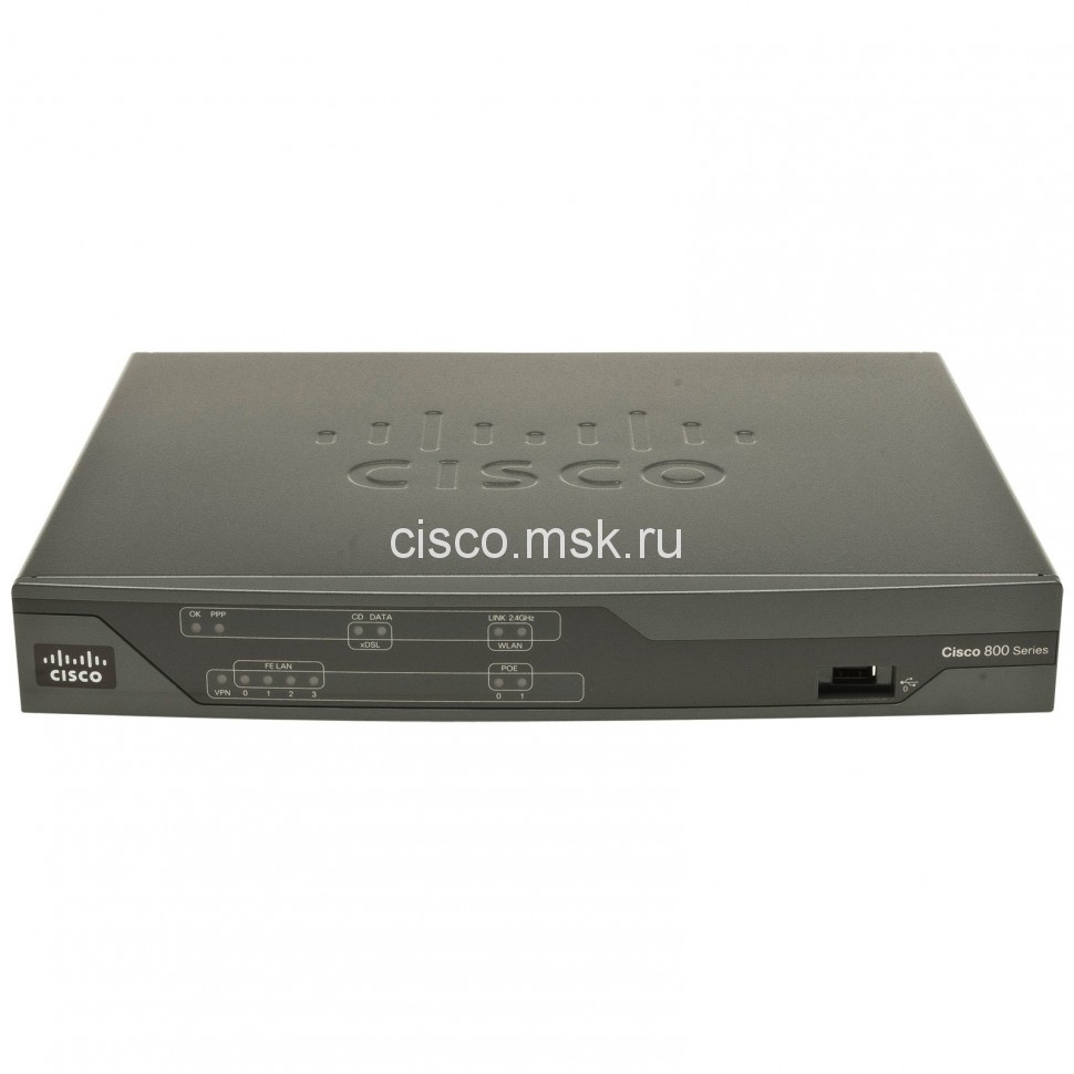 Маршрутизатор Cisco серии 800 C887VA-V-W-E-K9